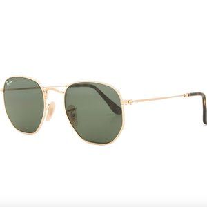 Ray-Ban Hexagonal Flat in Gold